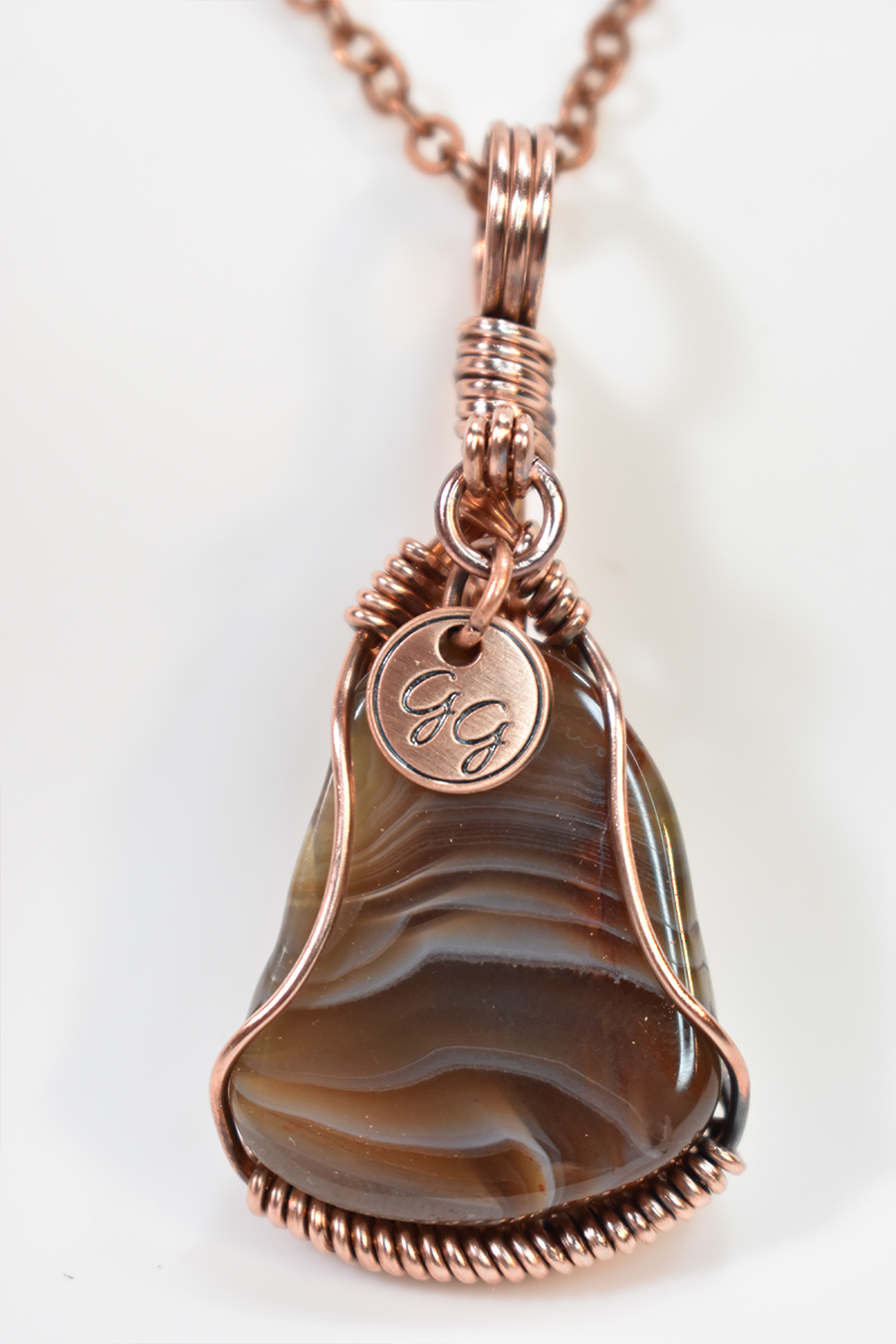 Great Smokey Quartz Agate Pendant