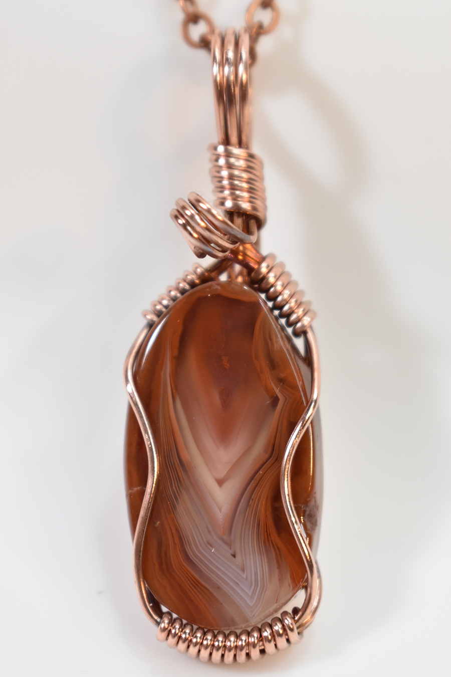 Gemmy Red Little Shadow Agate Pendant II