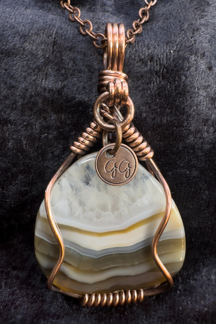 Irish Eyes I Lake Superior Agate Pendant