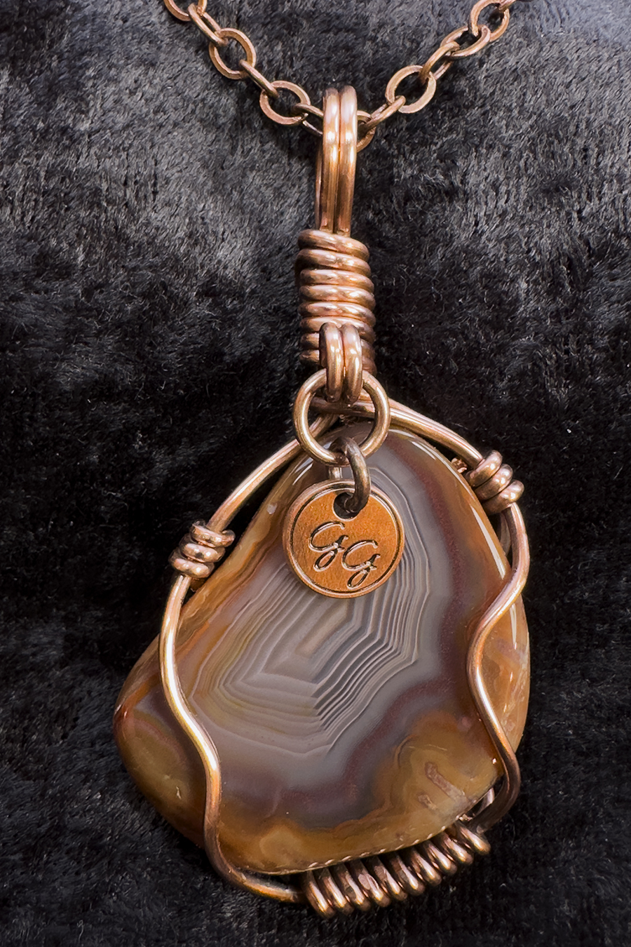 A Colorful Agate Pendant 5