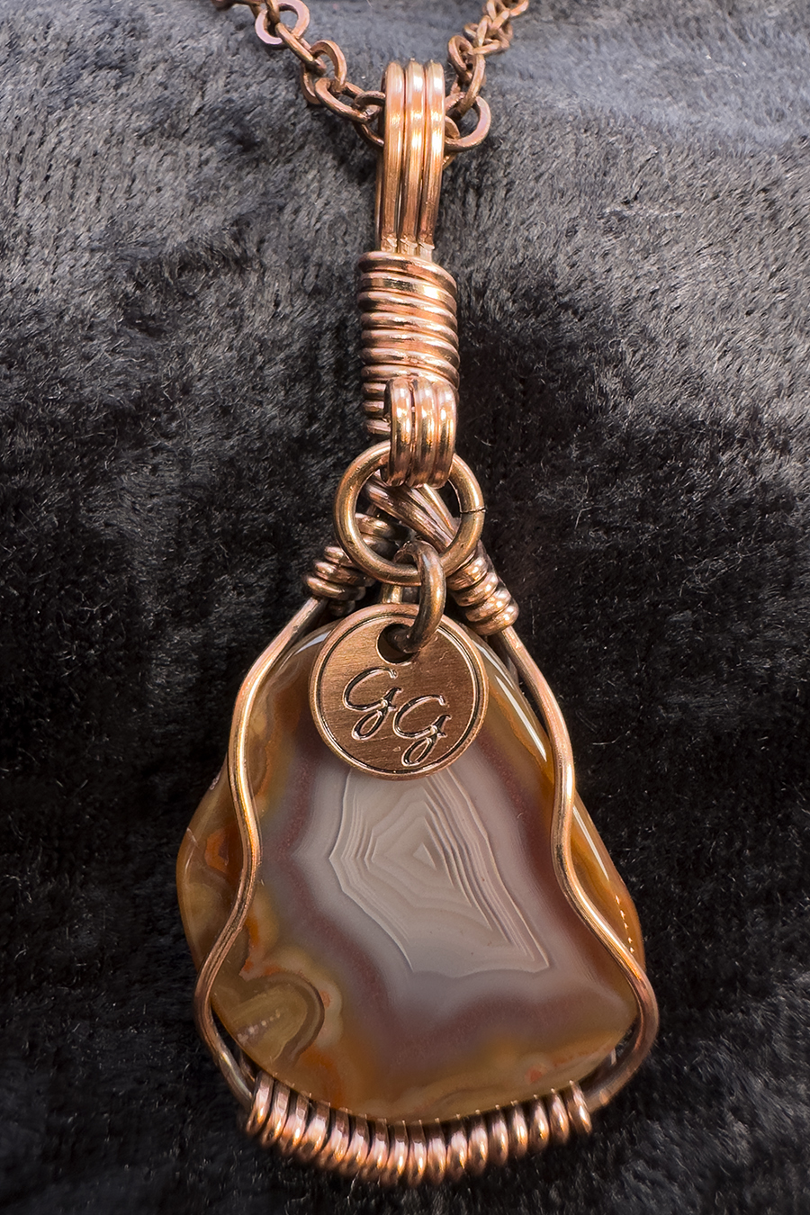 A Colorful Agate Pendant 6