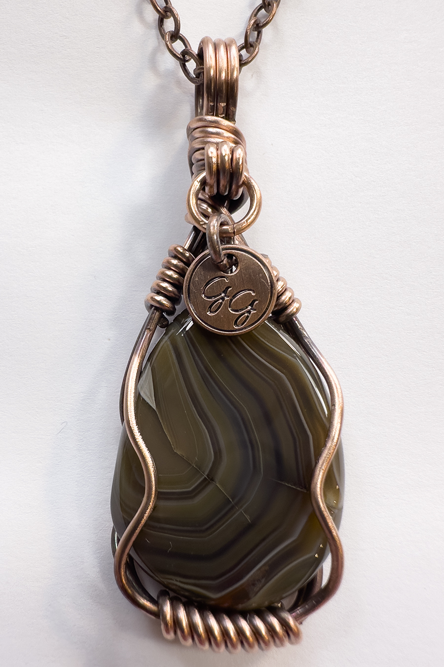 Fine Lake Superior Agate Pendant I