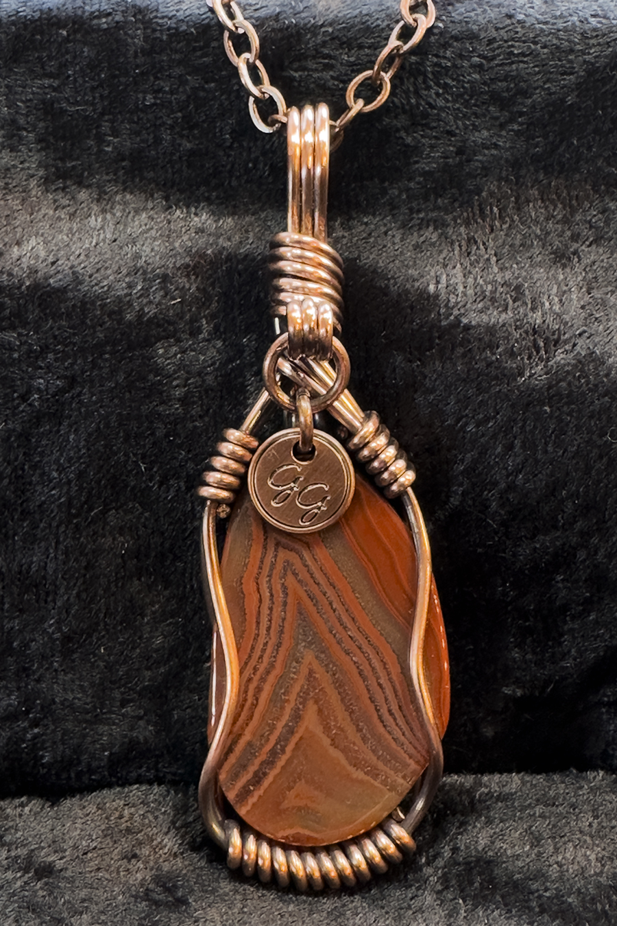 Lake Superior Pendant Red II