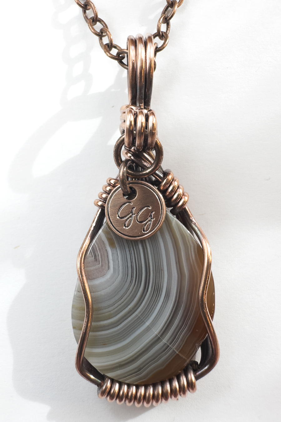 Shadow Bander Lake Superior Pendant